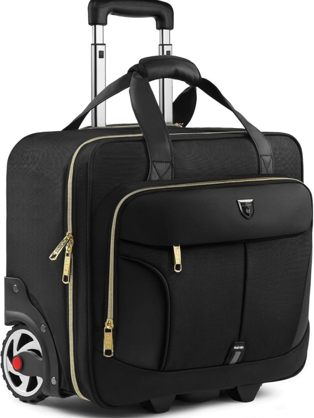 Stylish Rolling Laptop Bag & Briefcase on Wheels for Business Travel - Unisex